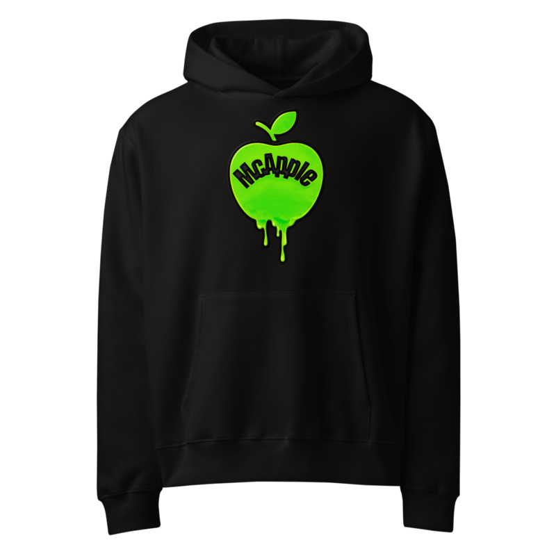 Black McApple logo hoodie