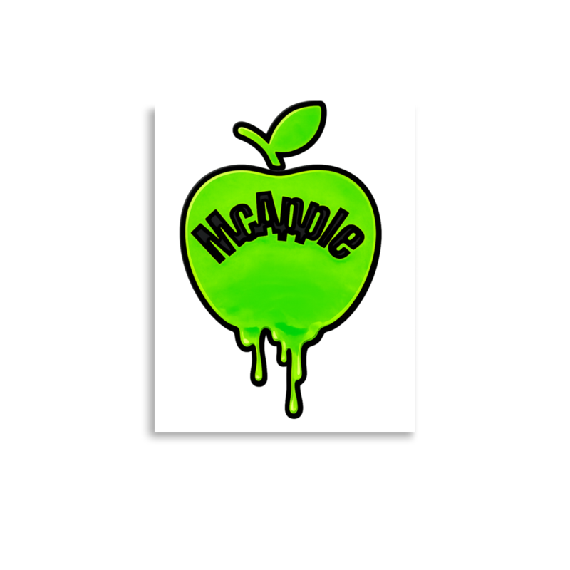 McApple logo poster