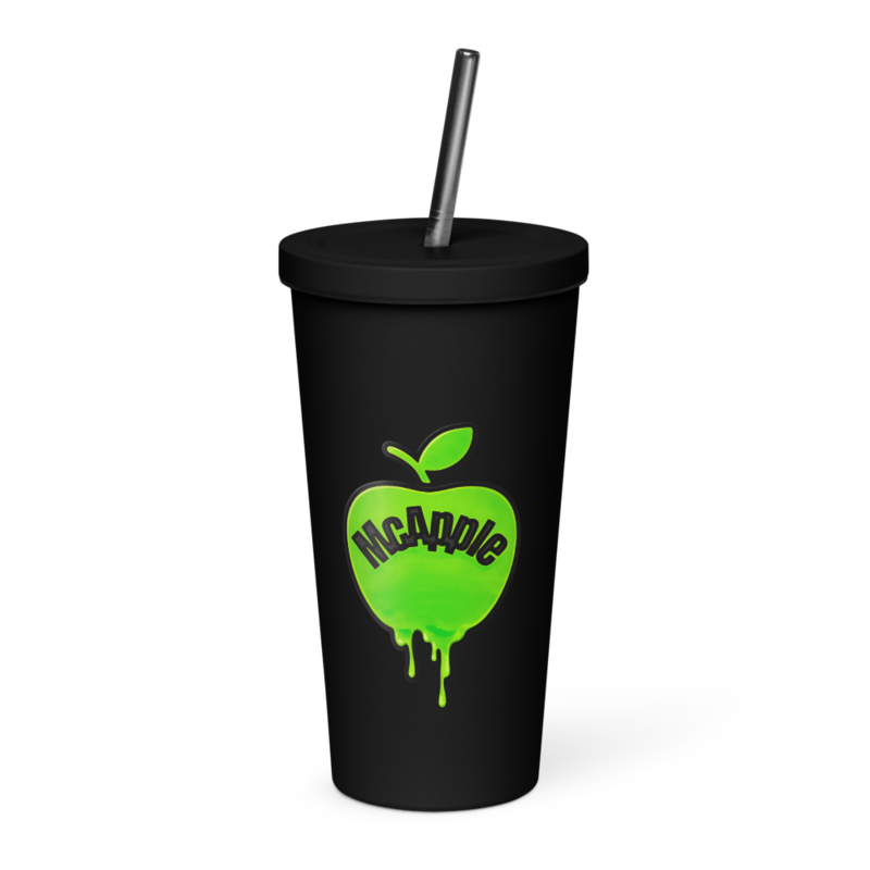 McApple Insulated Straw Tumbler