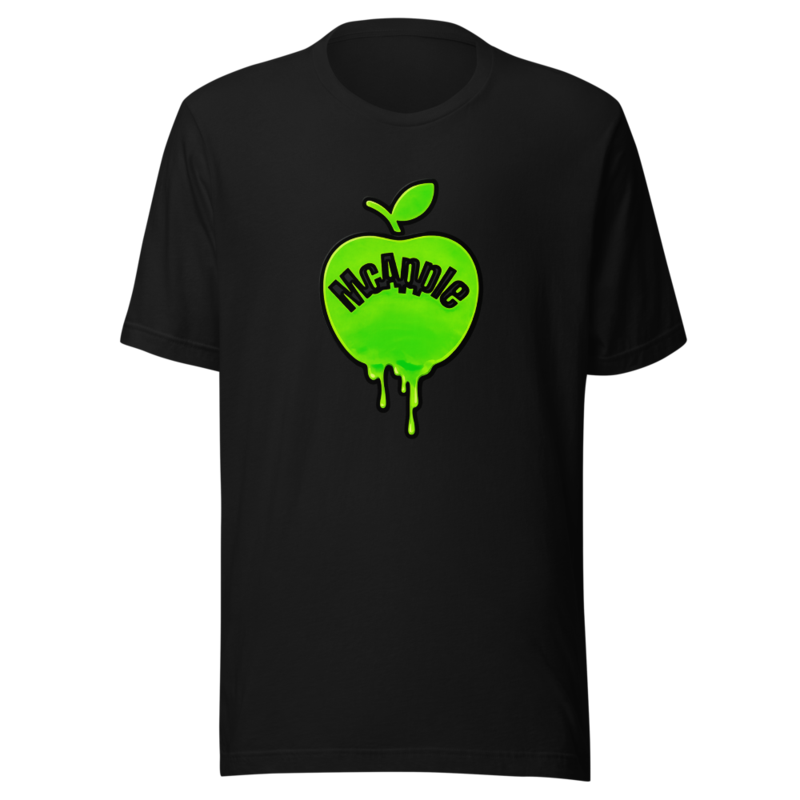 Black McApple logo t-shirt
